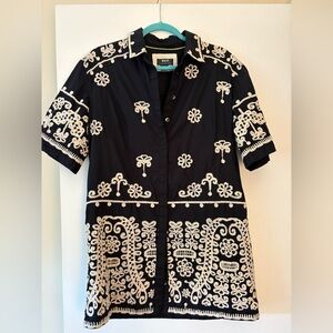 Maeve embroidered mini dress. Excellent condition, worn once.